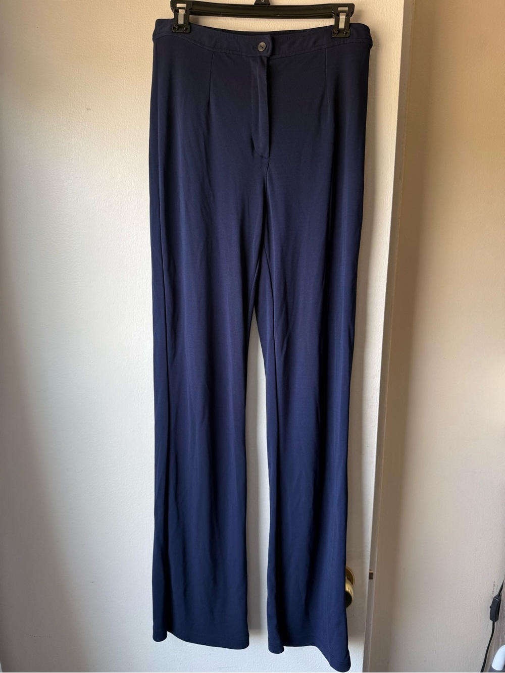 Ann Taylor Loft Navy Wide Leg Trousers Size Medium